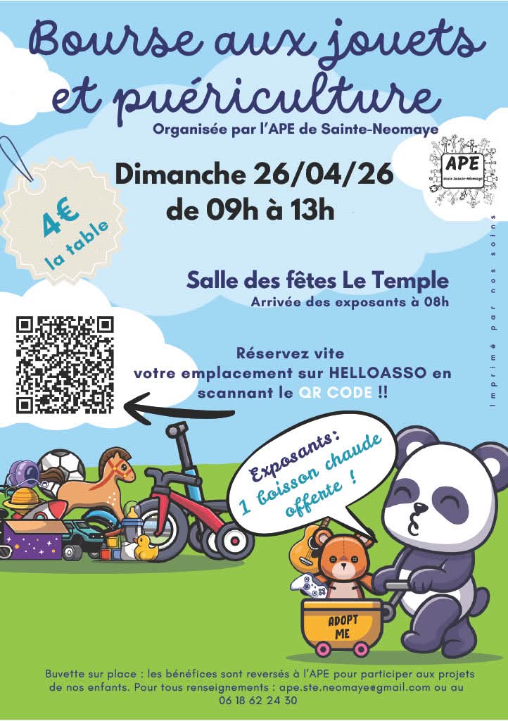 Bourse aux jouets 260426