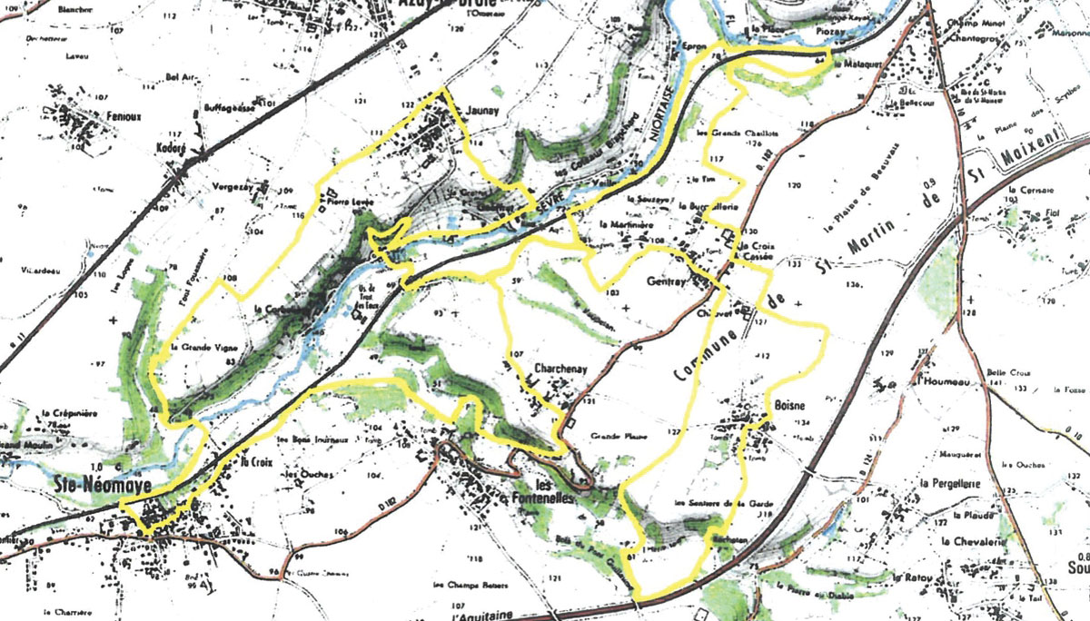Plan Chemin du Roy 25 km